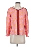 Elizabeth and James 100% Linen Print Pink Jacket Size 4 - photo 1