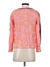 Elizabeth and James 100% Linen Print Pink Jacket Size 4 - photo 2