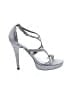 Stuart Weitzman Metallic Silver Sandals Size 8 - photo 1