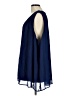 Lane Bryant 100% Polyester Blue Sleeveless Blouse Size 12 Plus (0) - photo 5
