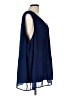 Lane Bryant 100% Polyester Blue Sleeveless Blouse Size 12 Plus (0) - photo 4