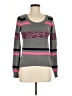JJ Basics Animal Print Gray Pullover Sweater Size M - photo 1