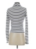Madewell 100% Cotton Stripes White Jacket Size S - photo 2