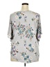 Acting Pro Floral Gray 3/4 Sleeve T-Shirt Size 2X - photo 2