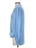 Olivia Grey Blue Long Sleeve Blouse Size S - photo 5