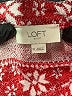 Ann Taylor LOFT Outlet Print Red Pullover Sweater Size XL - photo 7