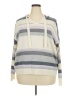Assorted Brands Stripes Gray Pullover Sweater Size 2X - photo 1