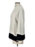 Cynthia Rowley TJX 100% Polyester Color Block Ivory Turtleneck Sweater Size L - photo 5