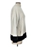 Cynthia Rowley TJX 100% Polyester Color Block Ivory Turtleneck Sweater Size L - photo 4