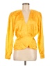 Ronny Kobo Yellow Long Sleeve Blouse Size M - photo 1