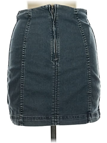 Free People Denim Skirt (view 2)
