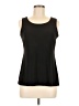 IMAN Black Sleeveless Top Size M - photo 1