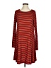 A.gain Stripes Red Casual Dress Size S - photo 1