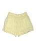 Zara Solid Yellow Shorts Size M - photo 2