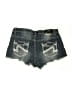 Red Rivet Gray Denim Shorts Size 9 - photo 2