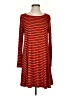 A.gain Stripes Red Casual Dress Size S - photo 1