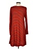 A.gain Stripes Red Casual Dress Size S - photo 2