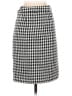 Talbots Houndstooth Black Casual Skirt Size 2 - photo 2