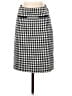 Talbots Houndstooth Black Casual Skirt Size 2 - photo 1