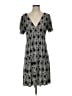 Unbranded Print Black Casual Dress Size XS (estimated) - photo 1