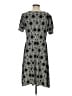 Unbranded Print Black Casual Dress Size XS (estimated) - photo 2