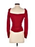 Shein Red Long Sleeve Top Size XS - photo 2