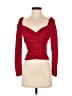 Shein Red Long Sleeve Top Size XS - photo 1