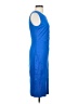 Bebe Solid Blue Cocktail Dress Size S - photo 4