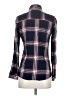 Gap Plaid Blue Long Sleeve Henley Size XS - photo 2