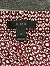 J.Crew 100% Polyester Print Burgundy Casual Pants Size 2 - photo 3