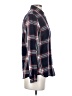 Gap Plaid Blue Long Sleeve Henley Size XS - photo 4