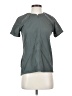Indygena Gray Short Sleeve Blouse Size S - photo 1