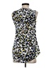 CAbi 100% Polyester Blue Sleeveless Blouse Size XS - photo 2