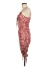 Shein Animal Print Red Cocktail Dress Size M - photo 5