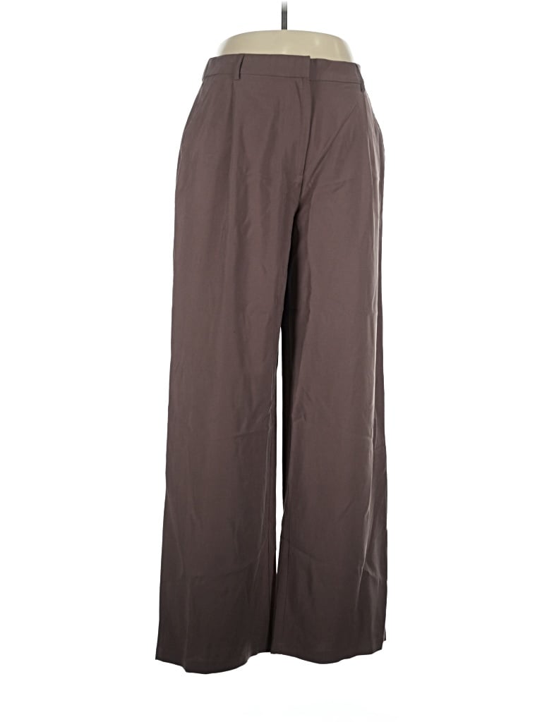 Just Fab Casual Pants In Brown