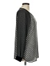 Ann Taylor LOFT 100% Polyester Gray Long Sleeve Top Size M - photo 4