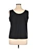 Emme Black Sleeveless T-Shirt Size 1X - photo 2