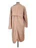 River Island 100% Lyocell Tan Trenchcoat Size 16R - photo 2