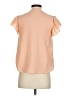 Mine 100% Polyester Orange Short Sleeve Blouse Size S - photo 2
