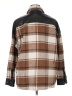Cato 100% Cotton Plaid Brown Jacket Size XL - photo 2