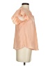 Mine 100% Polyester Orange Short Sleeve Blouse Size S - photo 4