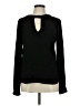 BCBGMAXAZRIA 100% Polyester Black Long Sleeve Blouse Size M - photo 1