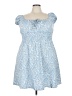 Unbranded 100% Polyester Blue Casual Dress Size 5X - photo 1