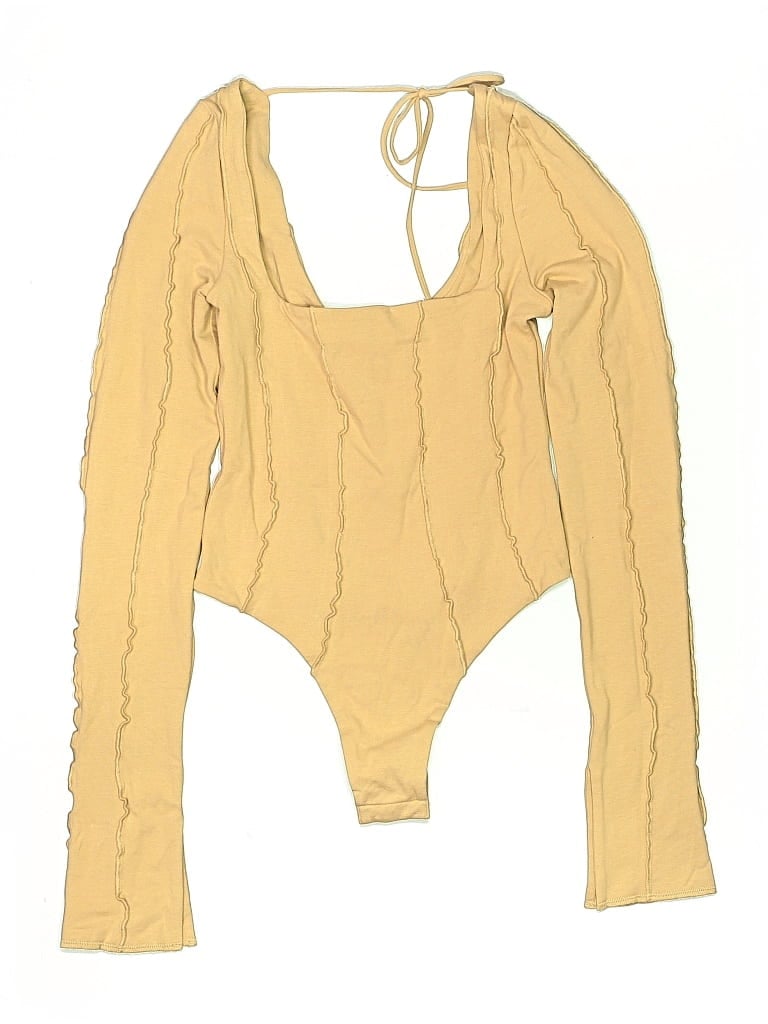 Oh Polly Bodysuit: Yellow Tops - Size 2