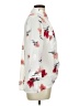 Iz Byer 100% Polyester Floral Ivory 3/4 Sleeve Blouse Size L - photo 4