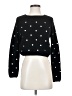 Forever 21 100% Cotton Polka Dots Black Pullover Sweater Size S - photo 1