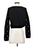 Forever 21 100% Cotton Polka Dots Black Pullover Sweater Size S - photo 2