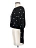 Forever 21 100% Cotton Polka Dots Black Pullover Sweater Size S - photo 5