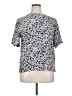 Unbranded Animal Print Gray Short Sleeve Blouse Size XL (estimated) - photo 1