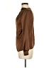 Boohoo 100% Polyester Brown Long Sleeve Turtleneck Size 6 - photo 5